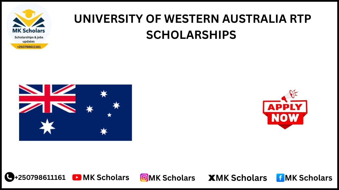 UNIVERSITY OF WESTERN AUSTRALIA RTP SCHOLARSHIPS 2027 